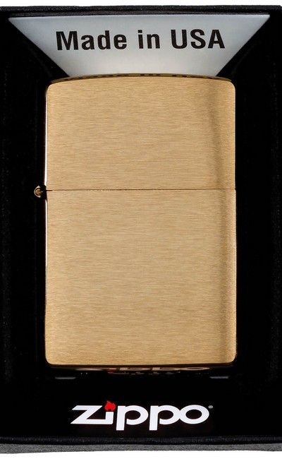 Zippo goudkleurig