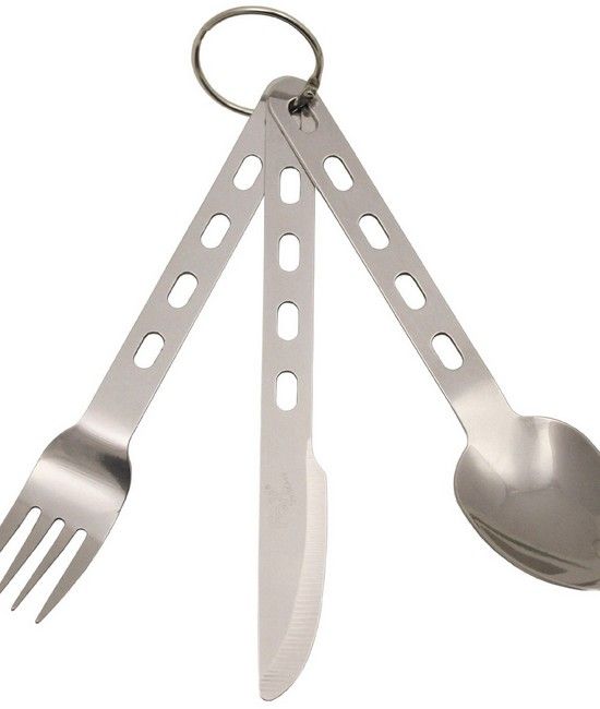"Extra Light" 3-delige roestvrijstalen bestekset