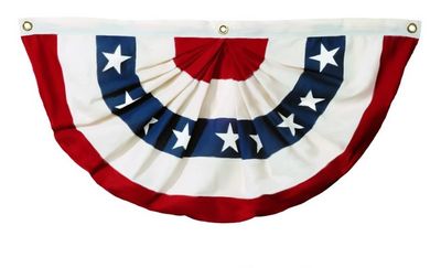 USA geplooide fan vlag