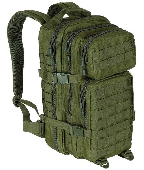 Amerikaanse rugzak, Assault I, Amerikaanse rugzak, Assault I, "Basic", olijfgroen (2370)