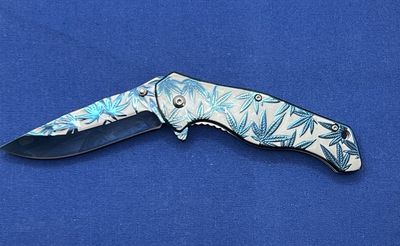 Eenhands zakmes "Marihuana"