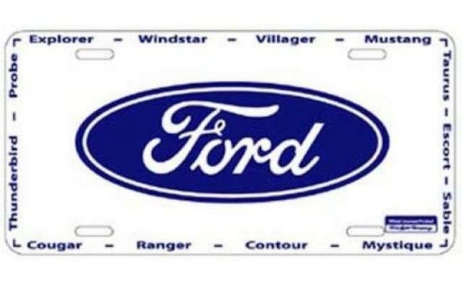 Ford nummerbord