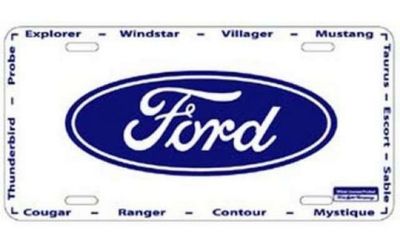 Ford nummerbord