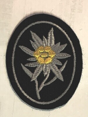 Duitsland - S - German WW II Gebirgsjäger edelweiss Patch (350)