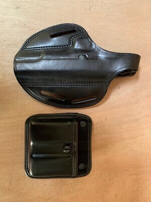 Holster -Bianchi 7/7 holster rechts met munitie tas