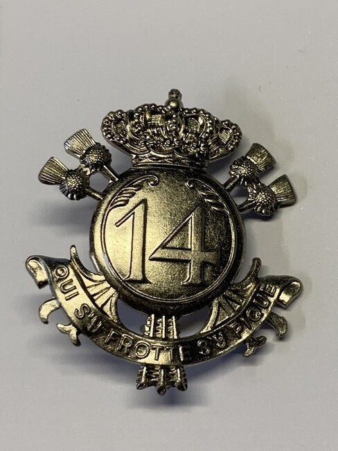 België - M - 14 Linie bataljon  (zilverkleurig) (147)