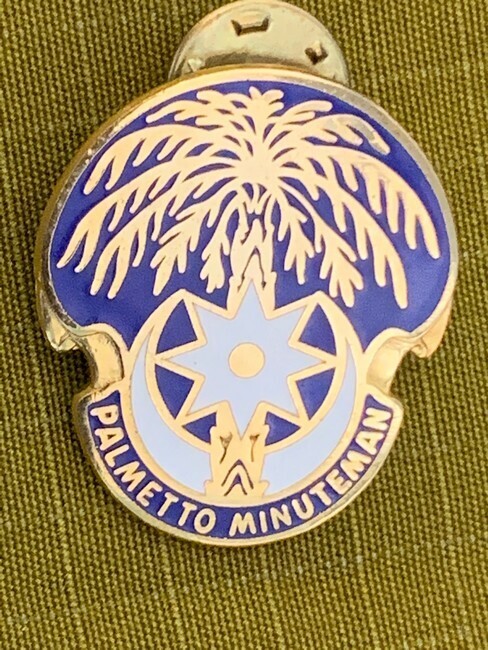 US Crest - South Carolina National Guard Unit (303)