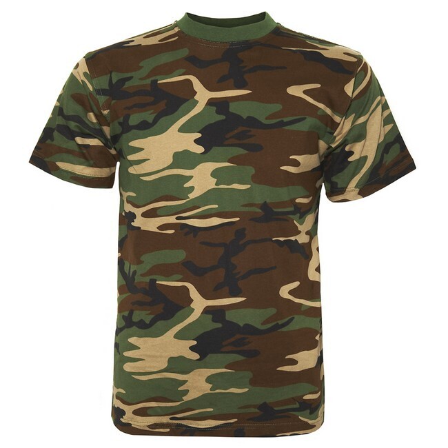 T- shit - Combat shirt Woodland