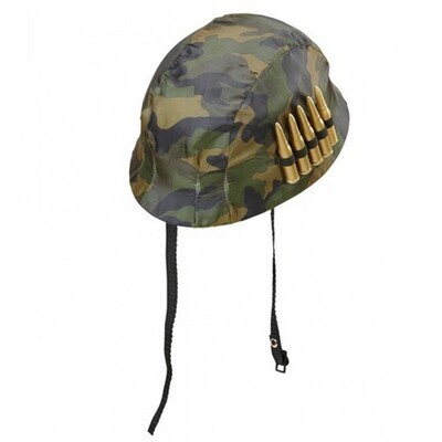Kinderhelm met kogels