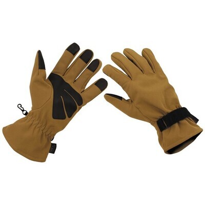 Handschoen - Vingerhandschoenen, softshell, coyote tan