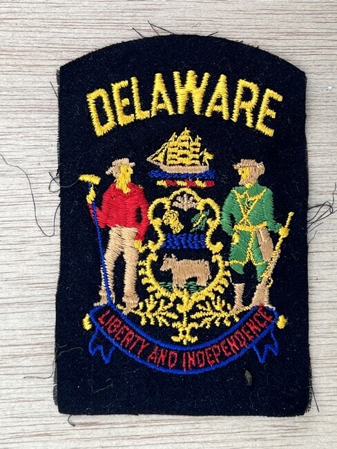US Staten patch - S - Delaware