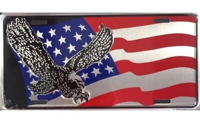 Adelaar met US vlag (1896)