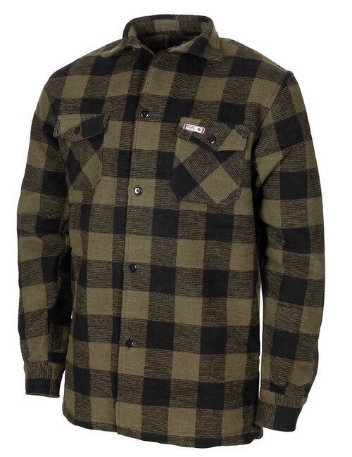 Houthakkershemd Olive/zwart Fox outdoor