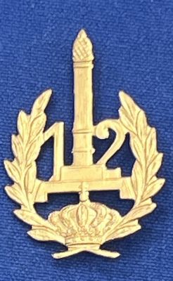 België - M - 12 Linieregiment (goudkleurig) (232)