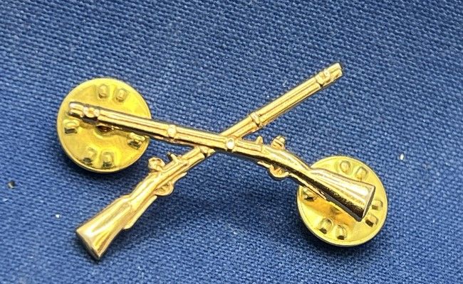 US  - Army Infantry Officer lapel (set) (346)