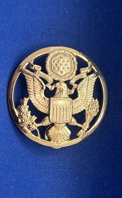 US - The cap Eagle. (goudkleurig) (156)