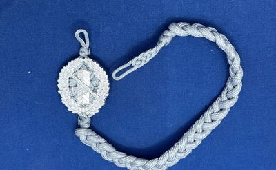 DDR - S - Schützenschnur Schützenwaffen der Grenztruppen der DDR (zilver) (2571)