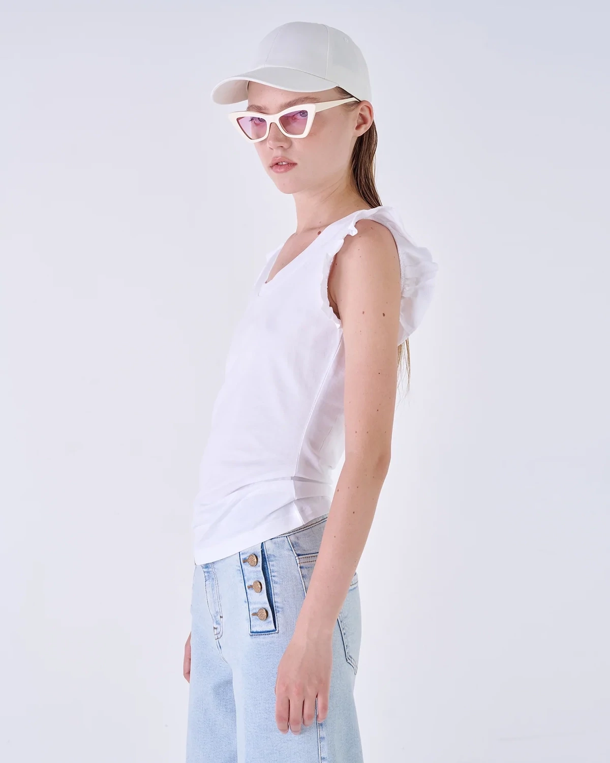 TOP VAN SILVIAN HEACH
GPP24465CN WHITE