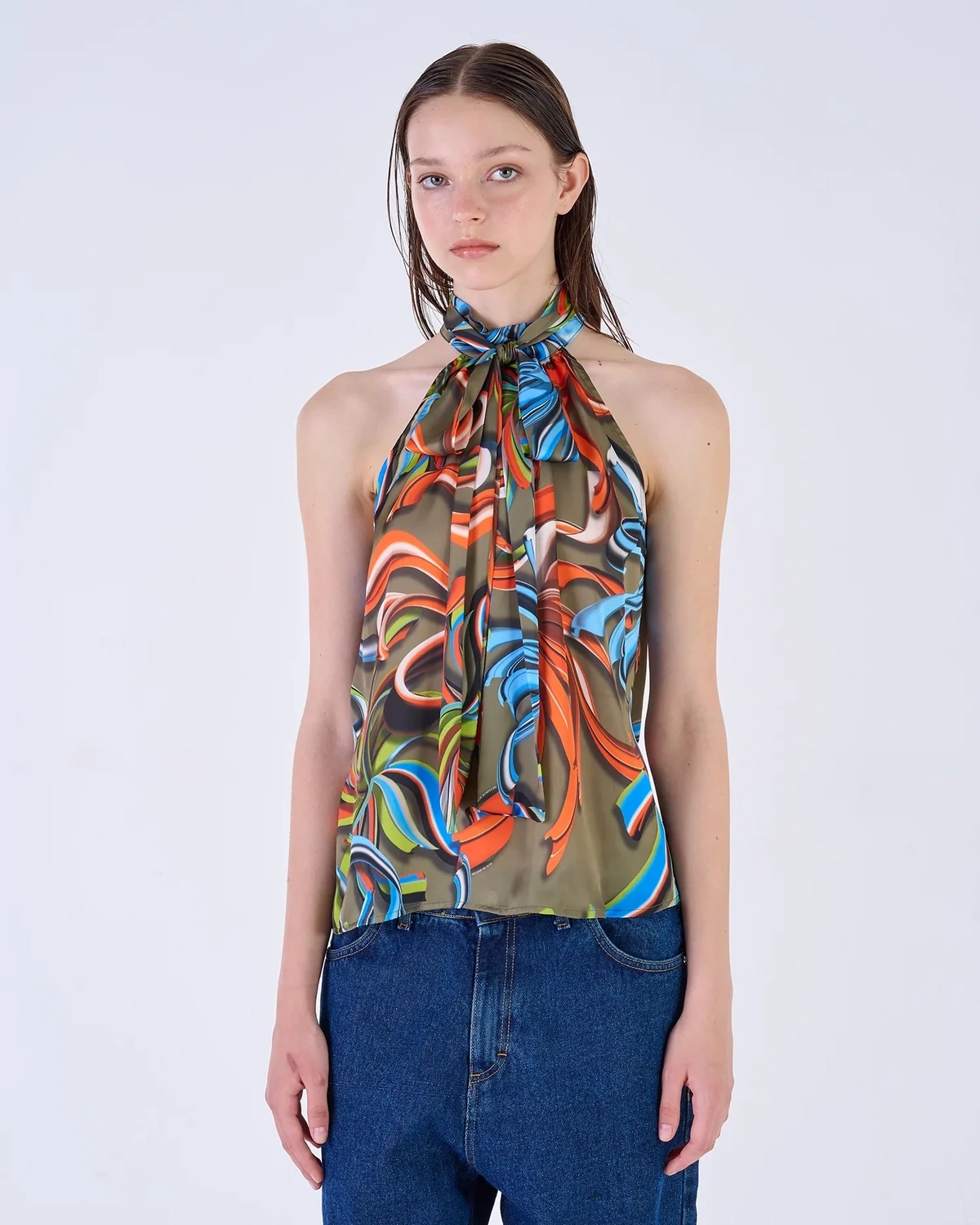 TOP VAN SILVIAN HEACH
GPP24331TOSM CRAZY FLOWER GREEN