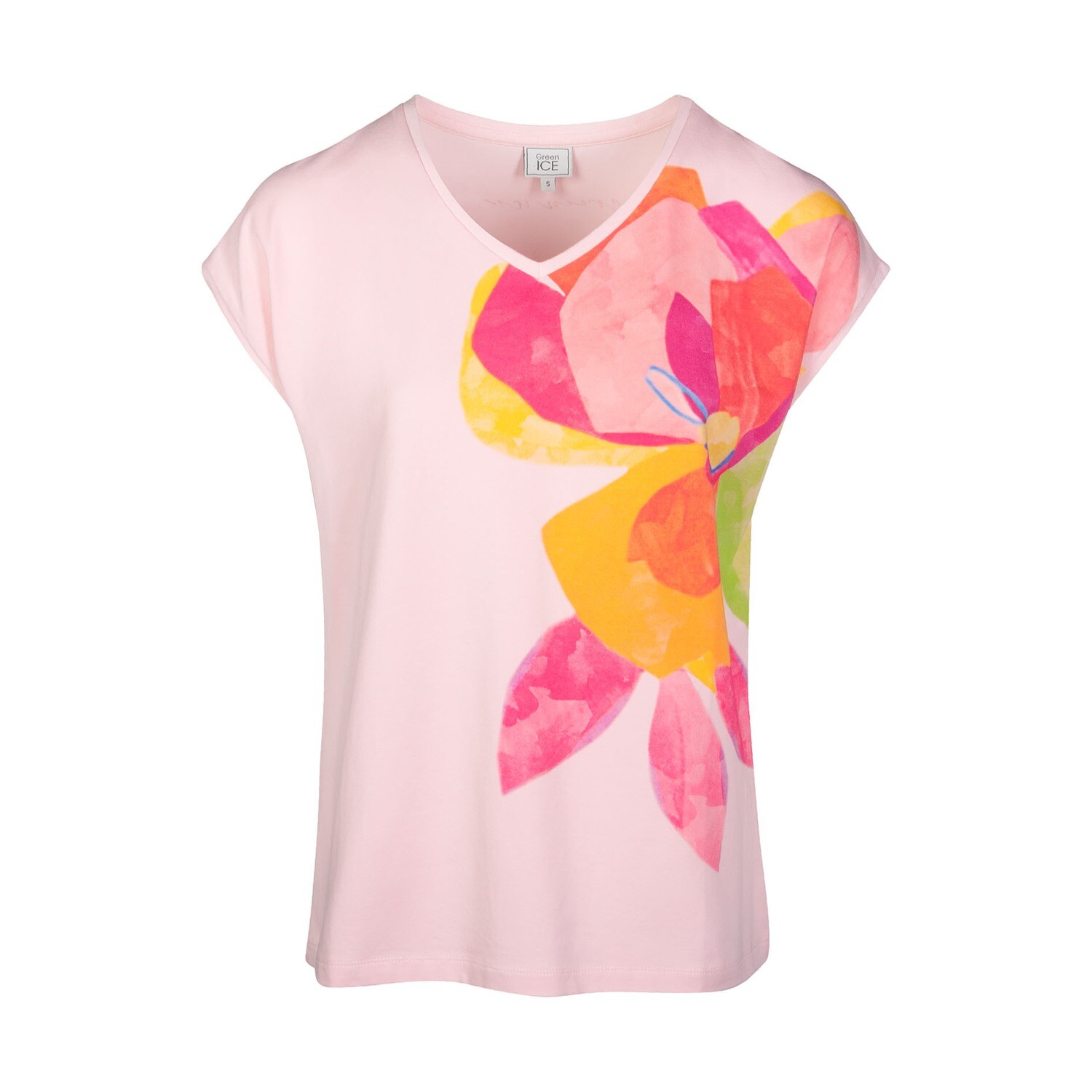 T-SHIRT VAN Green ICE PRAYA Rose