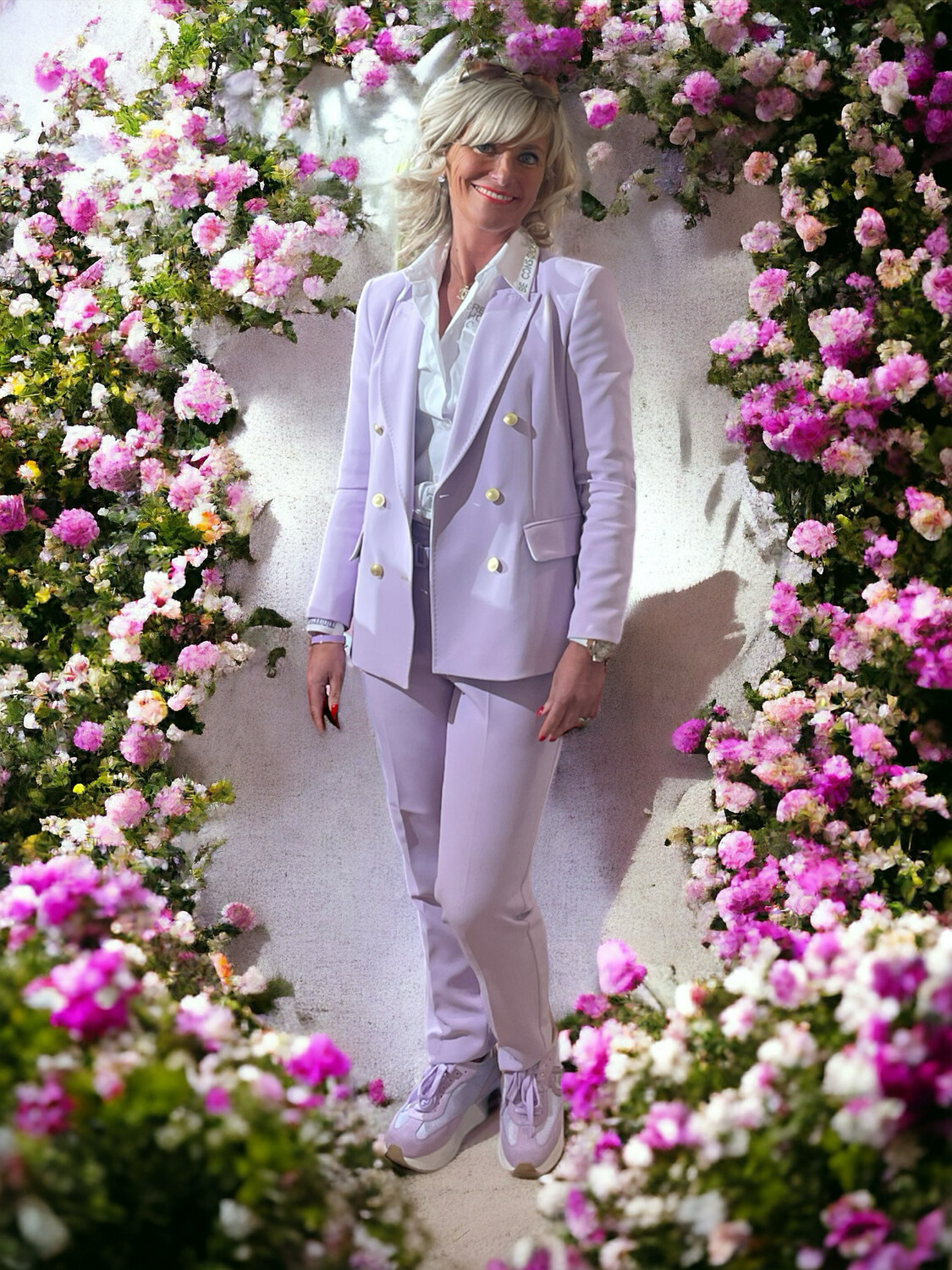 BROEK VAN NENETTE 37BB-EDDA 2201 LILAC