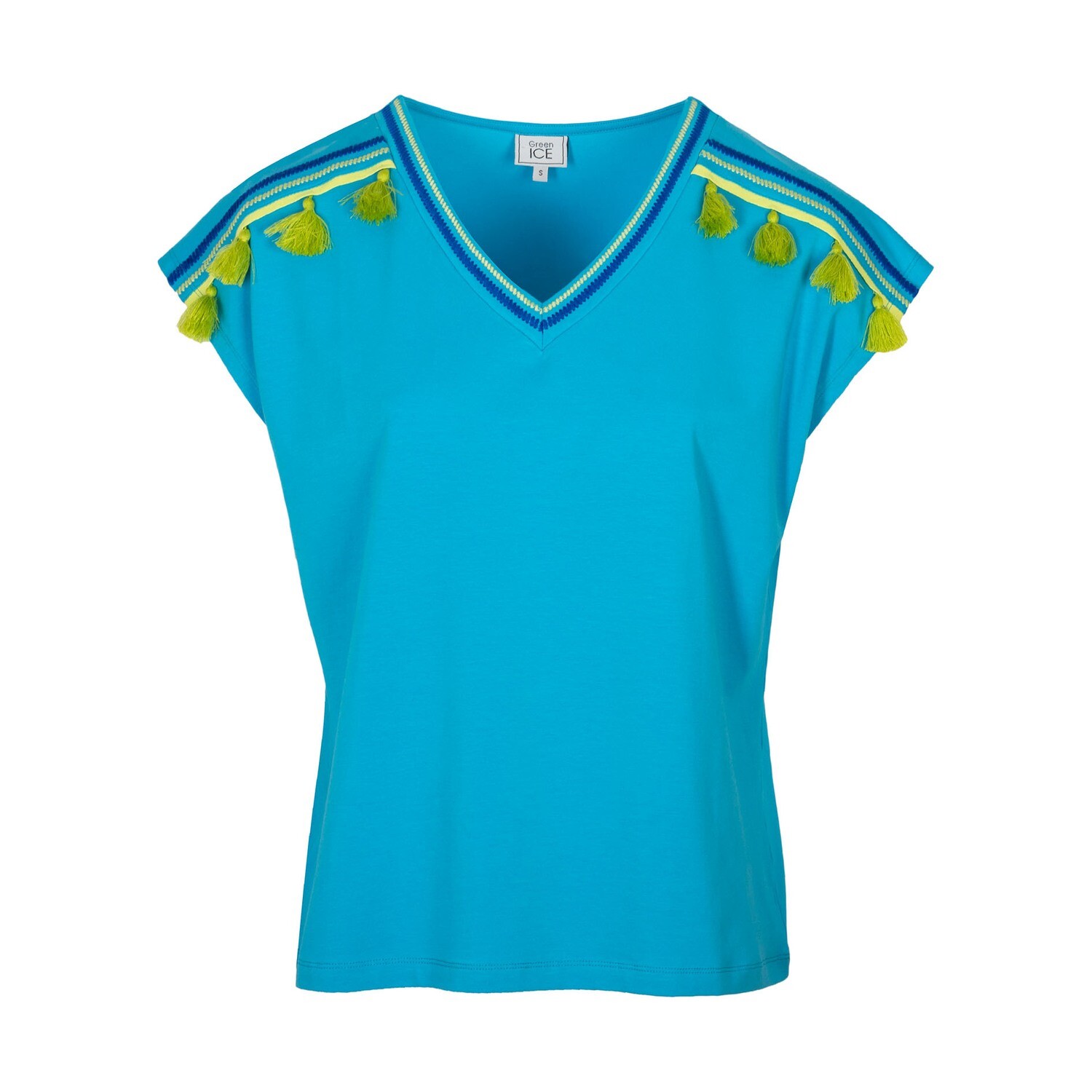 T-SHIRT VAN Green ICE PENELOPE Azure