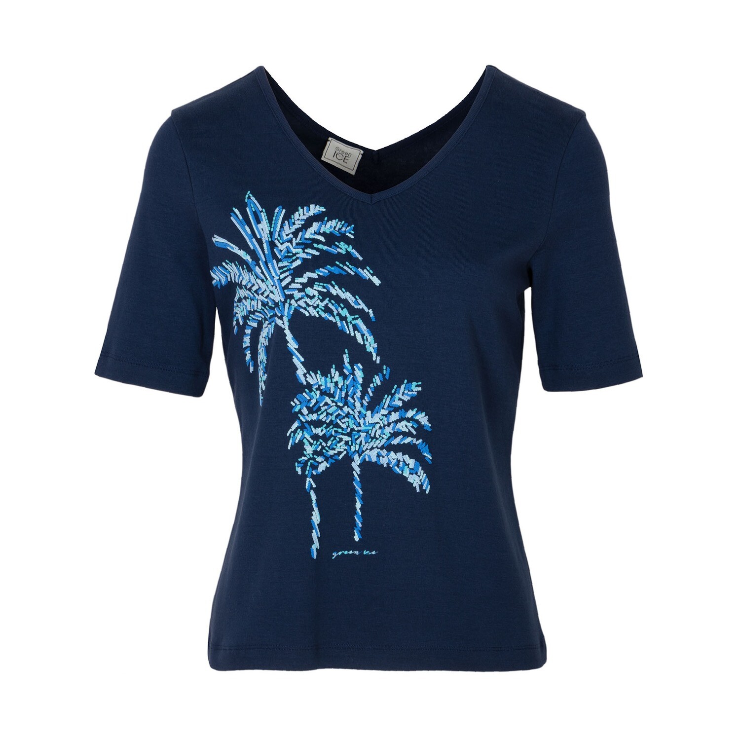 T-SHIRT VAN Green ICE ZIBA Navy