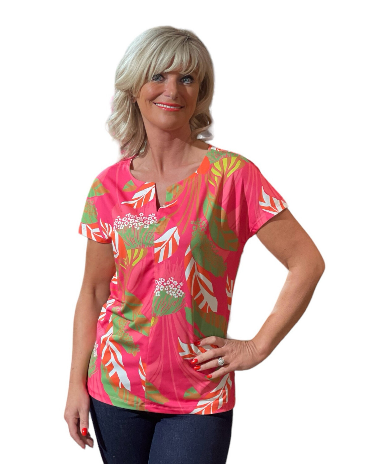 T-SHIRT VAN Green ICE PARANG Magenta