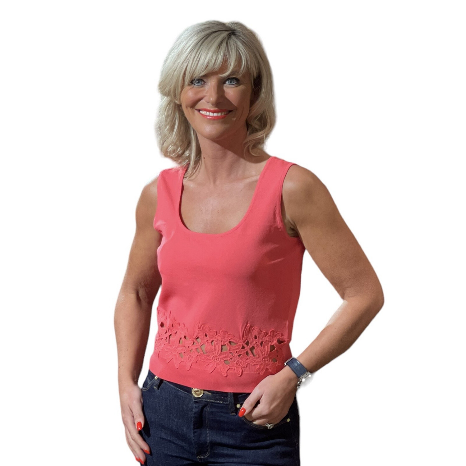 TOP VAN FRACOMINA
FS24ST4004K417G1-107 CORAL