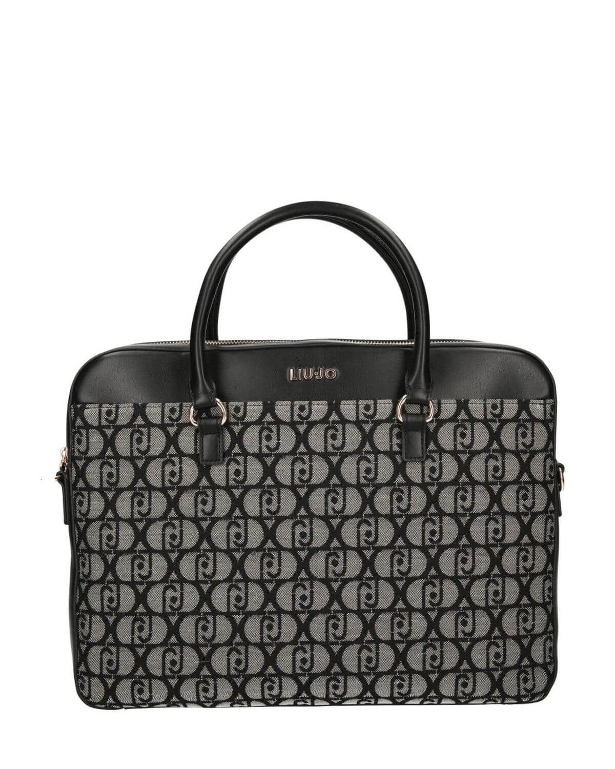 HANDTAS VAN LIU JO AF4320-T9328 Y9679 JACQUARD NERO