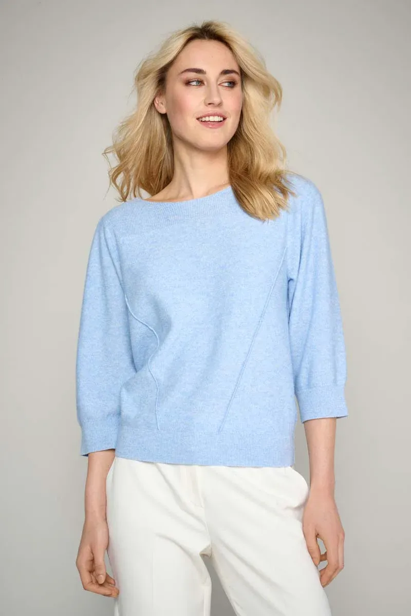 PULL VAN MARIE MERO PU55/JEA LICHTBLAUW