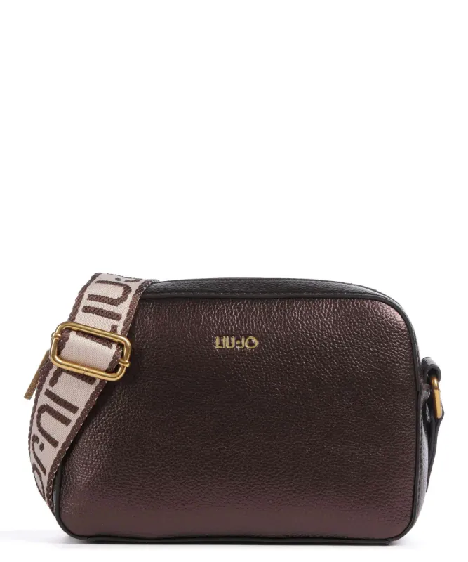 HANDTAS VAN LIU JO AF4204 E0031 X0582 BROWN STONE MET