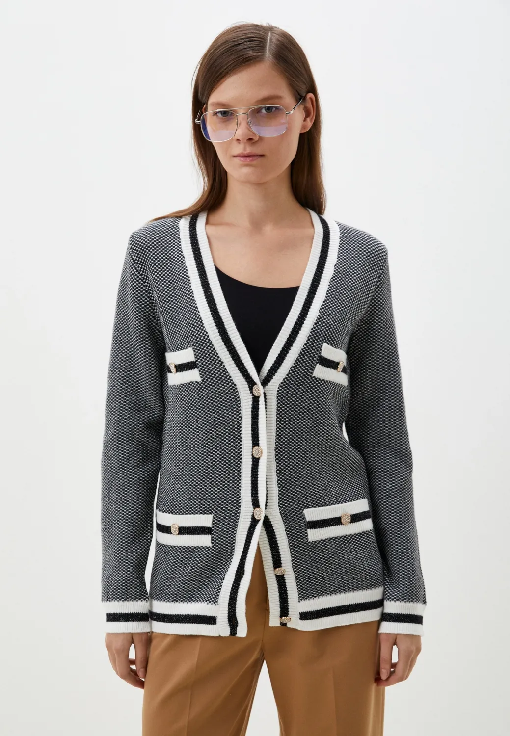 GILET VAN FRACOMINA FR24WT8025K459F8 B77 BLACKMELANGE