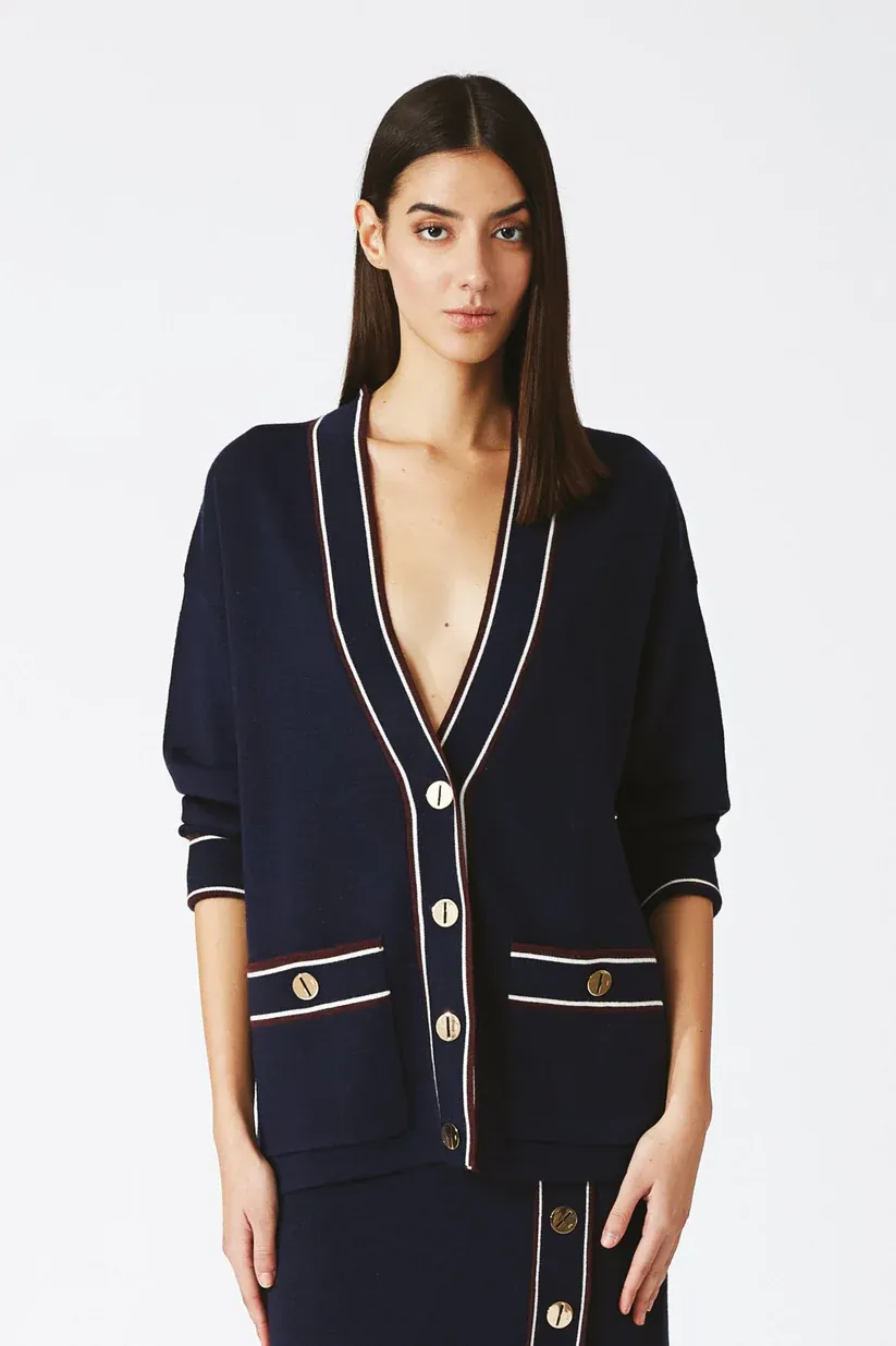 GILET VAN NENETTE 38BB-CODY 0405 BLU NAVY