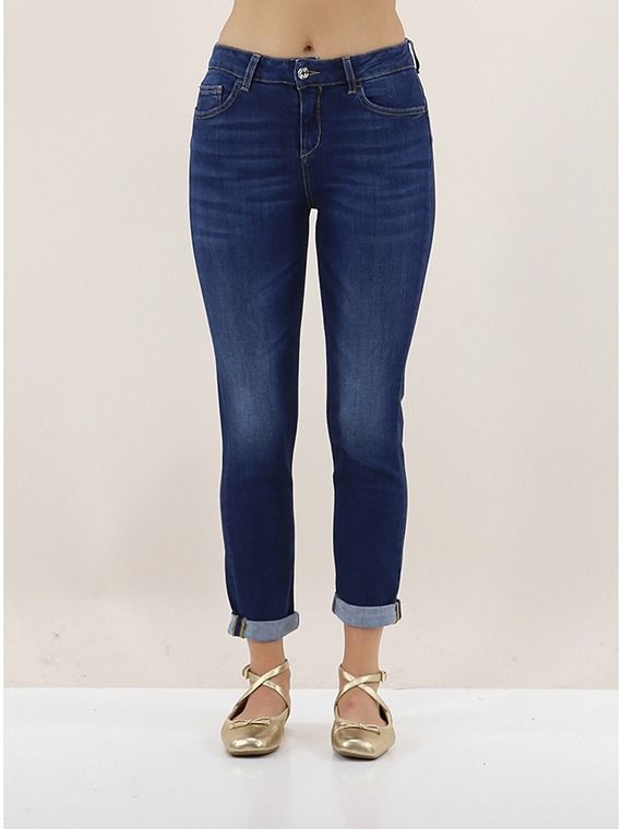 BROEK VAN LIU JO UF4073-DS015 78349 DEN.BLUE ECS STUNNIN