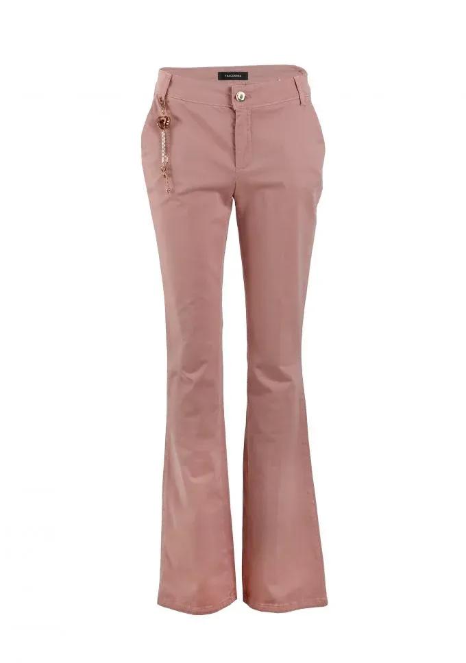 BROEK VAN FRACOMINA FS24WVA003W70201-L57  DUSTYROSE