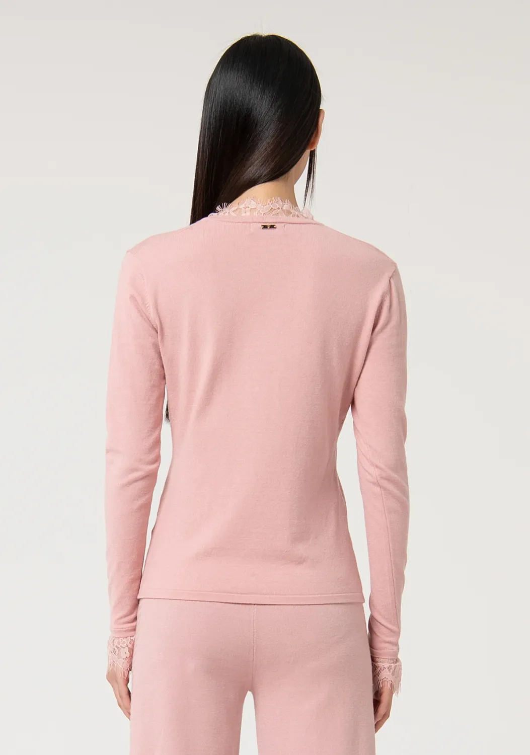 PULL VAN FRACOMINA FS24WT7003K53901-L57  DUSTYROSE