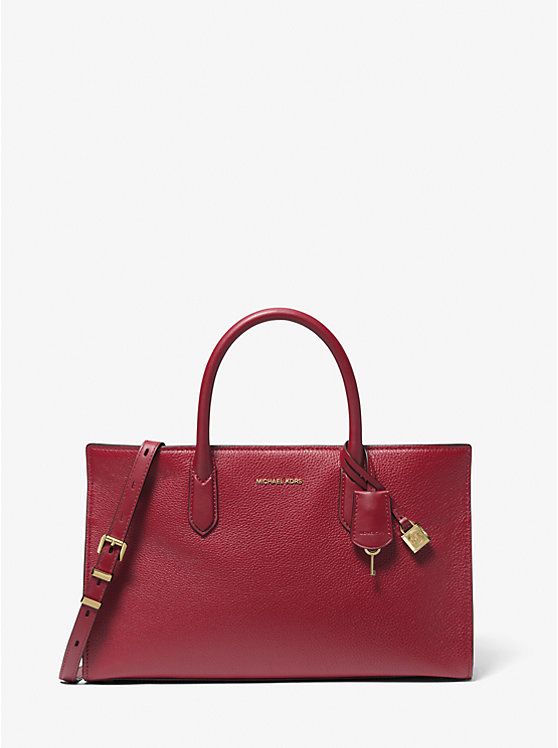 HANDTAS VAN MICHAEL KORS 30F4GETS2L 609 DEEP RED