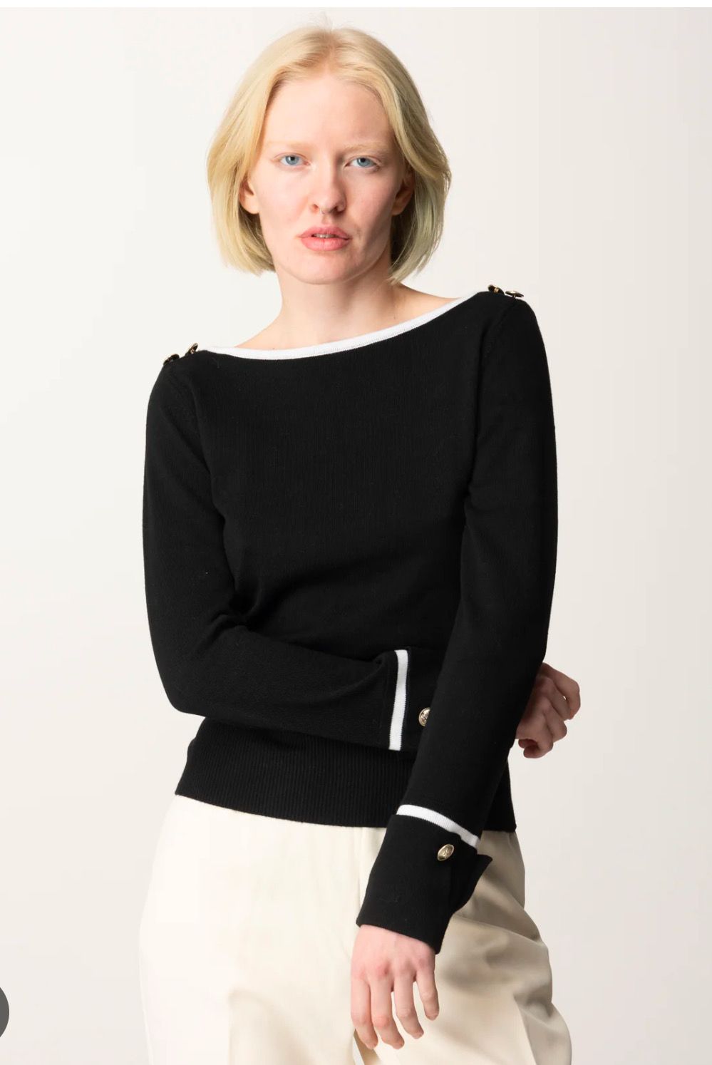 PULL VAN MARCIANO BY GUESS 4BGR18 5838Z JBLK Jet Black A996
