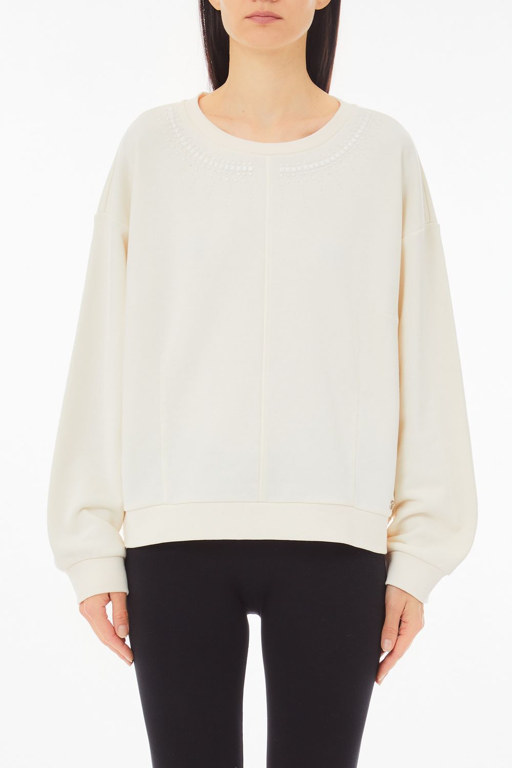 SWEATER VAN LIU JO TA5014-FS002 10105 WHITE MILK