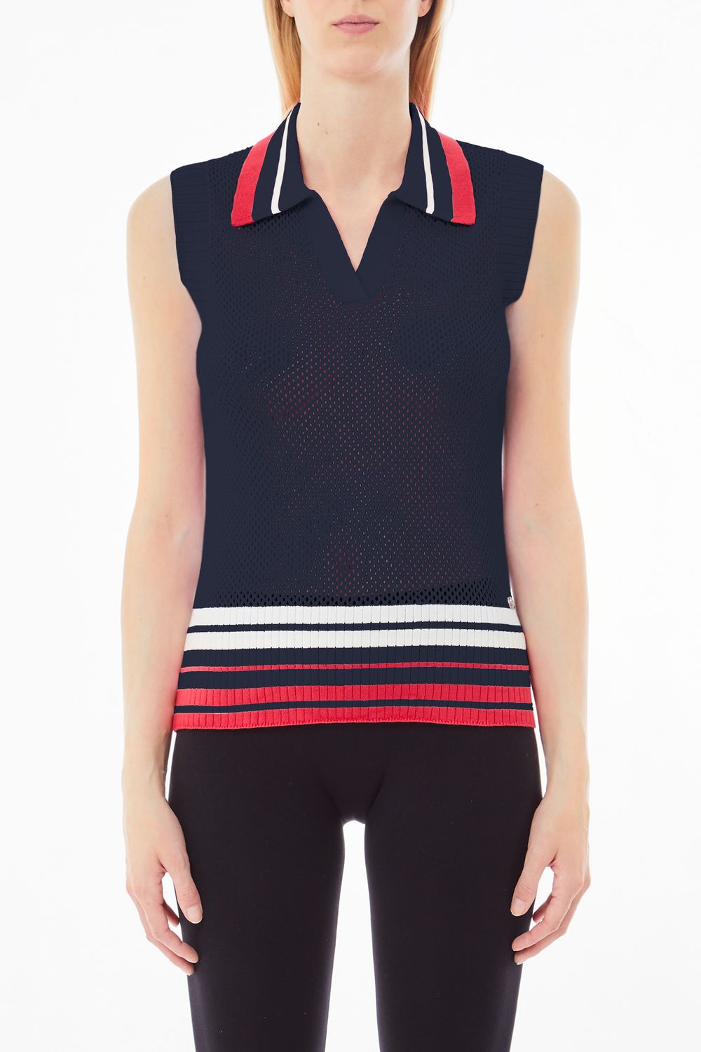 PULL VAN LIU JO TA5287-MS016 M9348 NUIT NOIR/W.MILK/RED