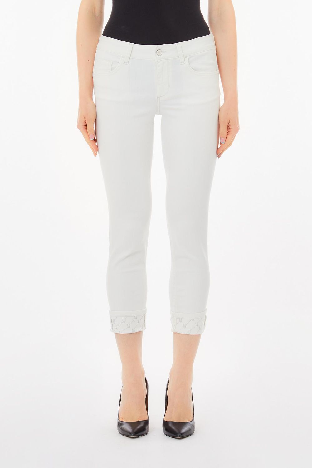 BROEK VAN LIU JO UA5006-T2594 10701 BIANCO LANA