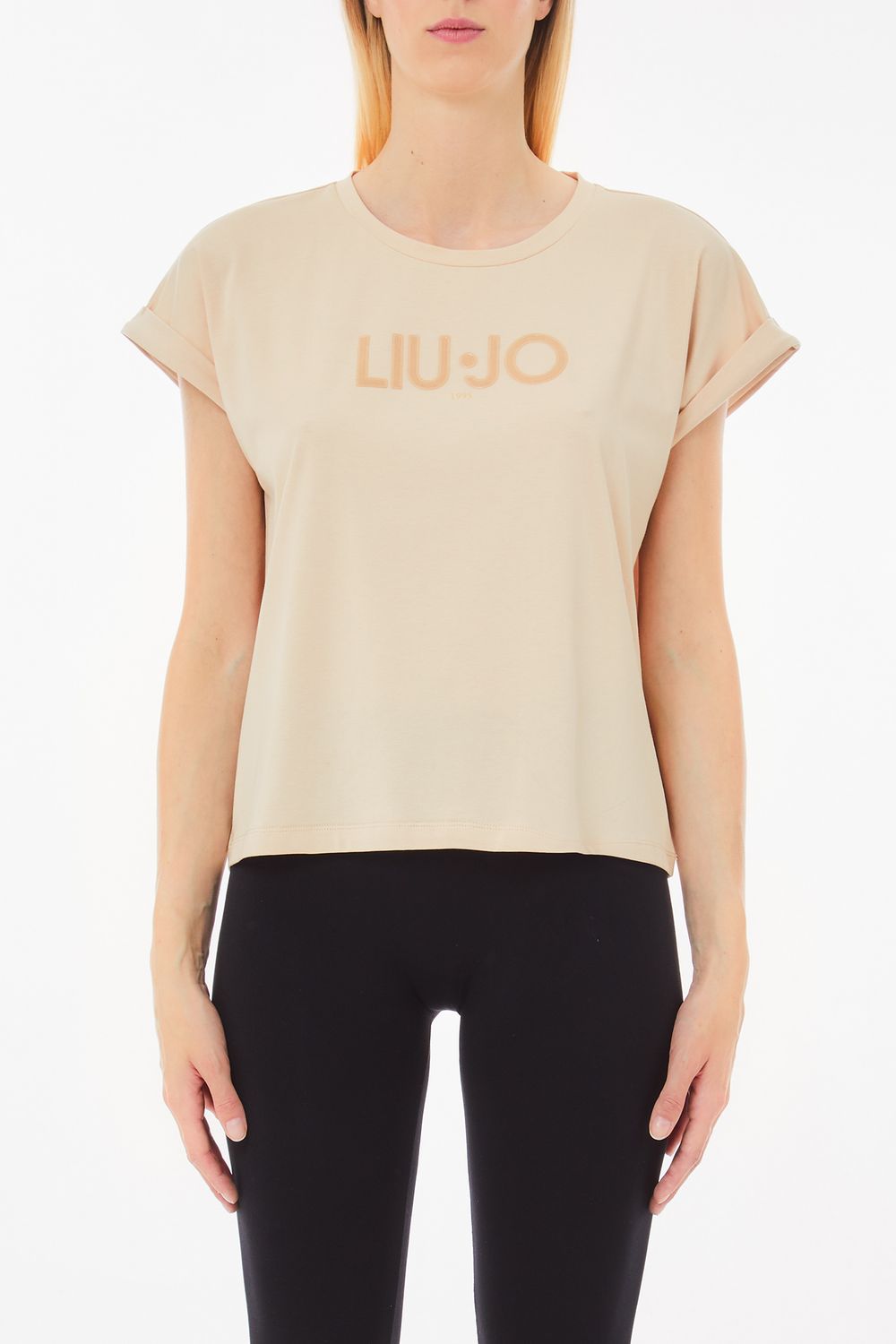 T-SHIRT VAN LIU JO TA5181-JS003 M9181 NATURAL BEIGE LIUJO