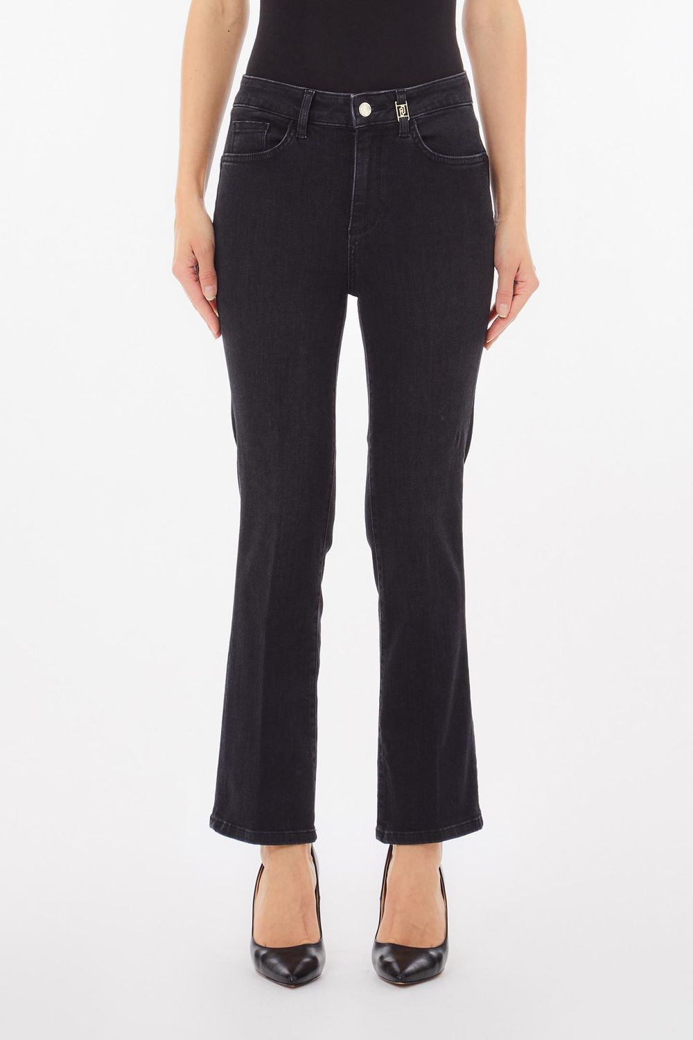 BROEK VAN LIU JO UA5040-D4811 88268 DEN.BLACK MATCH WASH