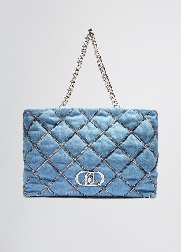 HANDTAS VAN LIU JO AA5146-T9779 74015 LIGHT DENIM