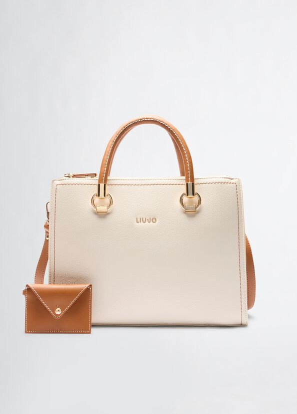 HANDTAS VAN LIU JO AA5008-E0058 C3633 CREAM/BRAN
