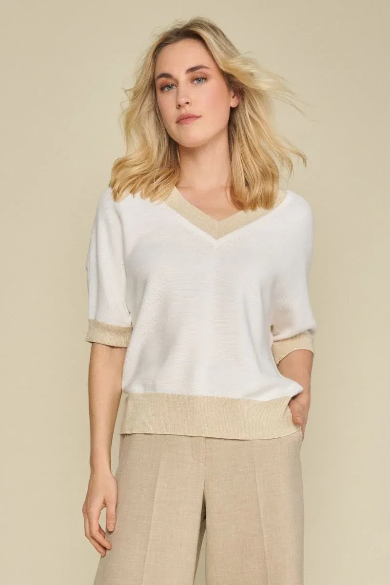 PULL VAN MARIE MERO PU51/CRE+SAN CREAM/SAND