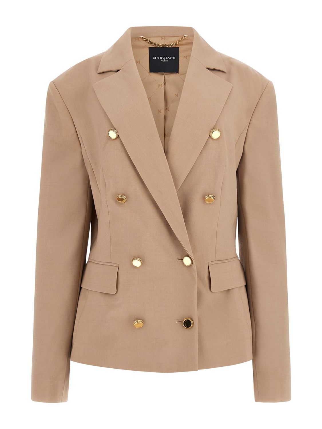 BLAZER VAN MARCIANO BY GUESS 5GGN05 7294A FNB1 NATURAL ALMOND MULTI