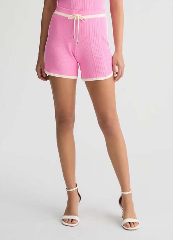 SHORT VAN LIU JO TA5095-MS022 C3592 CANDY POP/WH.MILK