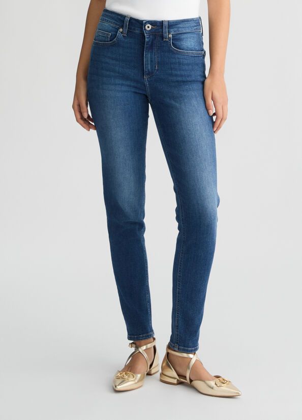 BROEK VAN LIU JO UA5013-DS058 78705 DEN.BLUE DK REG.WASH